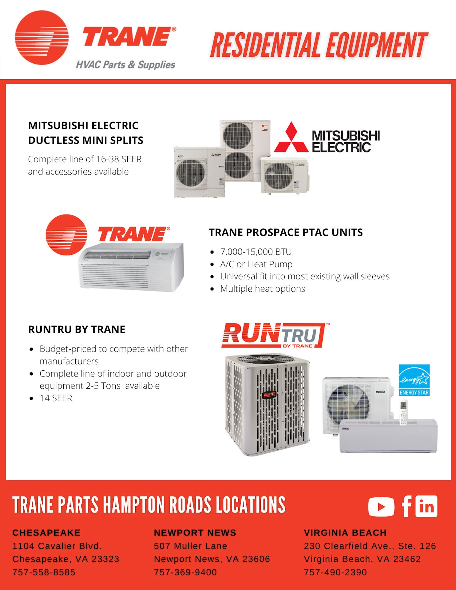 Trane Cabinet Unit Heater Parts Cabinets Matttroy   Trane Hvac Parts Supplies Equipment Line Card 3 